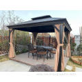 outdoor aluminum gazebo 12x10 Waterp roof Shade